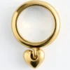Bague avec pendentif en forme de cœur