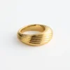 Bague cannelée