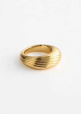 Bague cannelée