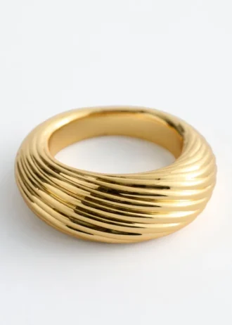 Bague cannelée