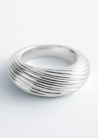 Bague cannelée