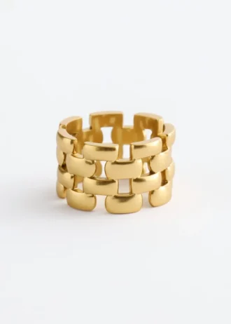 Bague à chaîne épaisse
