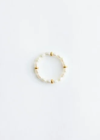Bague en perles d&rsquo;eau douce