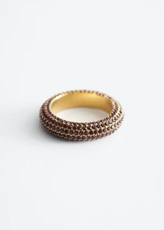 Bague imposante en strass