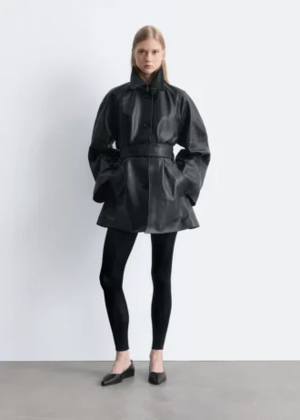Ballerines en cuir
