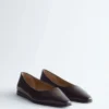 Ballerines en cuir
