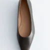 Ballerines en cuir