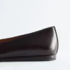 Ballerines en cuir