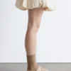 Ballerines en daim à lanières croisées