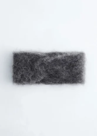 Bandeau à nœud torsadé en mélange de mohair