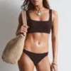 Bas de bikini texturés