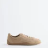 Baskets minimalistes en cuir