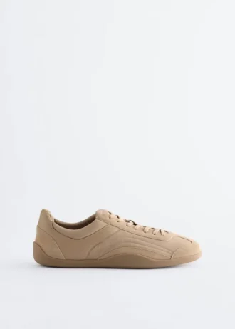 Baskets minimalistes en cuir