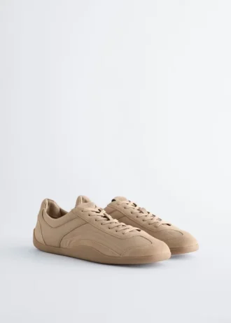 Baskets minimalistes en cuir