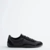 Baskets minimalistes en cuir
