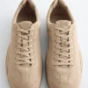 Baskets minimalistes en cuir