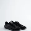 Baskets minimalistes en cuir