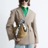 Blazer cintré en laine