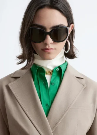 Blazer cintré en laine