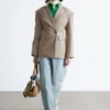 Blazer cintré en laine