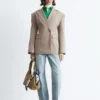 Blazer cintré en laine