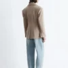 Blazer cintré en laine