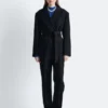 Blazer en laine avec ceinture