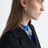 Blazer en laine avec ceinture