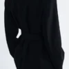 Blazer en laine avec ceinture