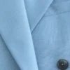 Blazer en laine à double boutonnage