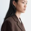Blazer en lin ajusté