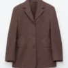 Blazer en lin ajusté