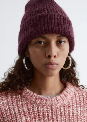 Bonnet en laine mélangée