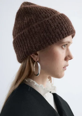 Bonnet en laine mélangée