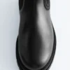 Bottes Chelsea en cuir