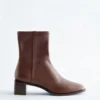 Bottes de chausson en cuir