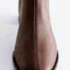 Bottes de chausson en cuir
