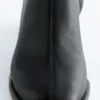 Bottes de chausson en cuir