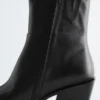 Bottes de cow-boy en cuir élégantes