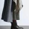 Bottes en cuir à lacets