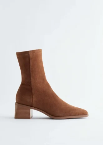 Bottes en daim pour chaussettes