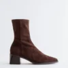 Bottes en daim pour chaussettes