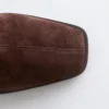 Bottes en daim pour chaussettes