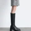 Bottes en nappa montant jusqu&rsquo;aux genoux