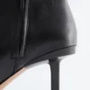 Bottines en cuir extensible