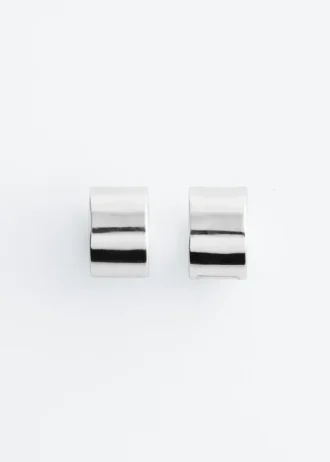 Boucles d&rsquo;oreilles créoles angulaires massives