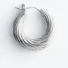 Boucles d&rsquo;oreilles créoles cannelées