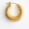 Boucles d&rsquo;oreilles créoles cannelées