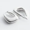 Boucles d&rsquo;oreilles créoles ovales épaisses
