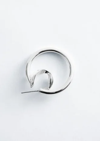 Boucles d&rsquo;oreilles à double anneau